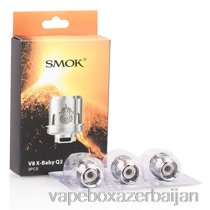 Vape Azerbaijan SMOK TFV8 X-Baby Replacement Coils 0.4ohm V8 X-Baby Q2 Core